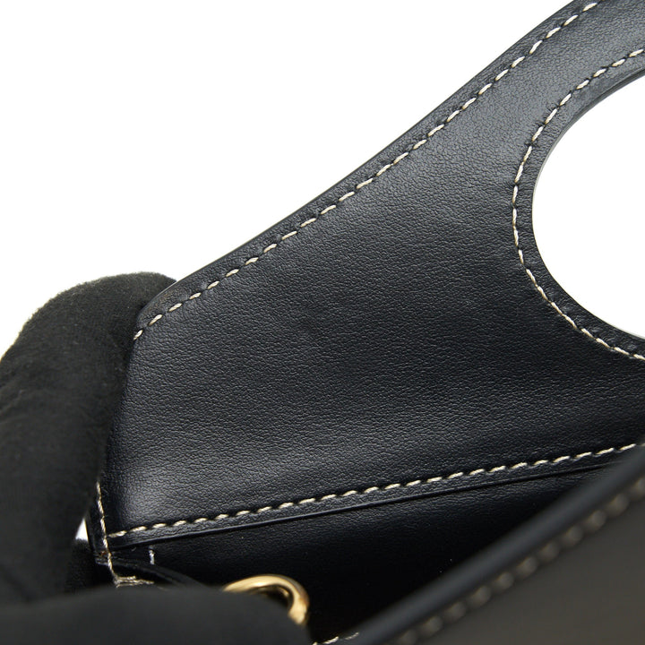 Burberry Mini Two-tone Canvas/Leather pocket bag