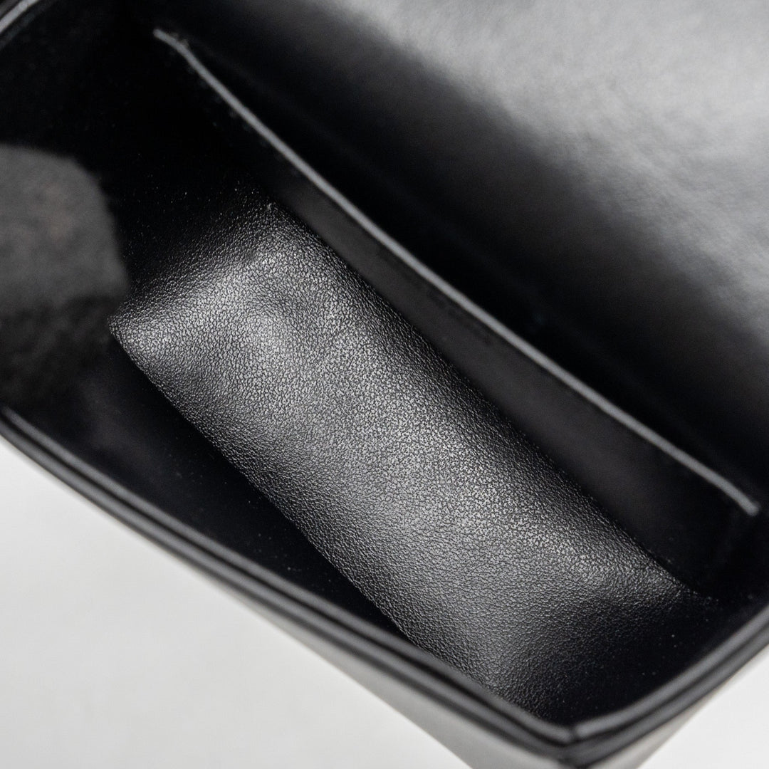 Celine mini Claude shiny calfskin black