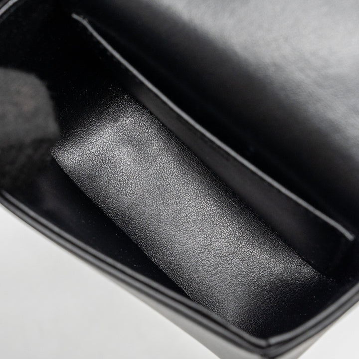 Celine mini Claude shiny calfskin black