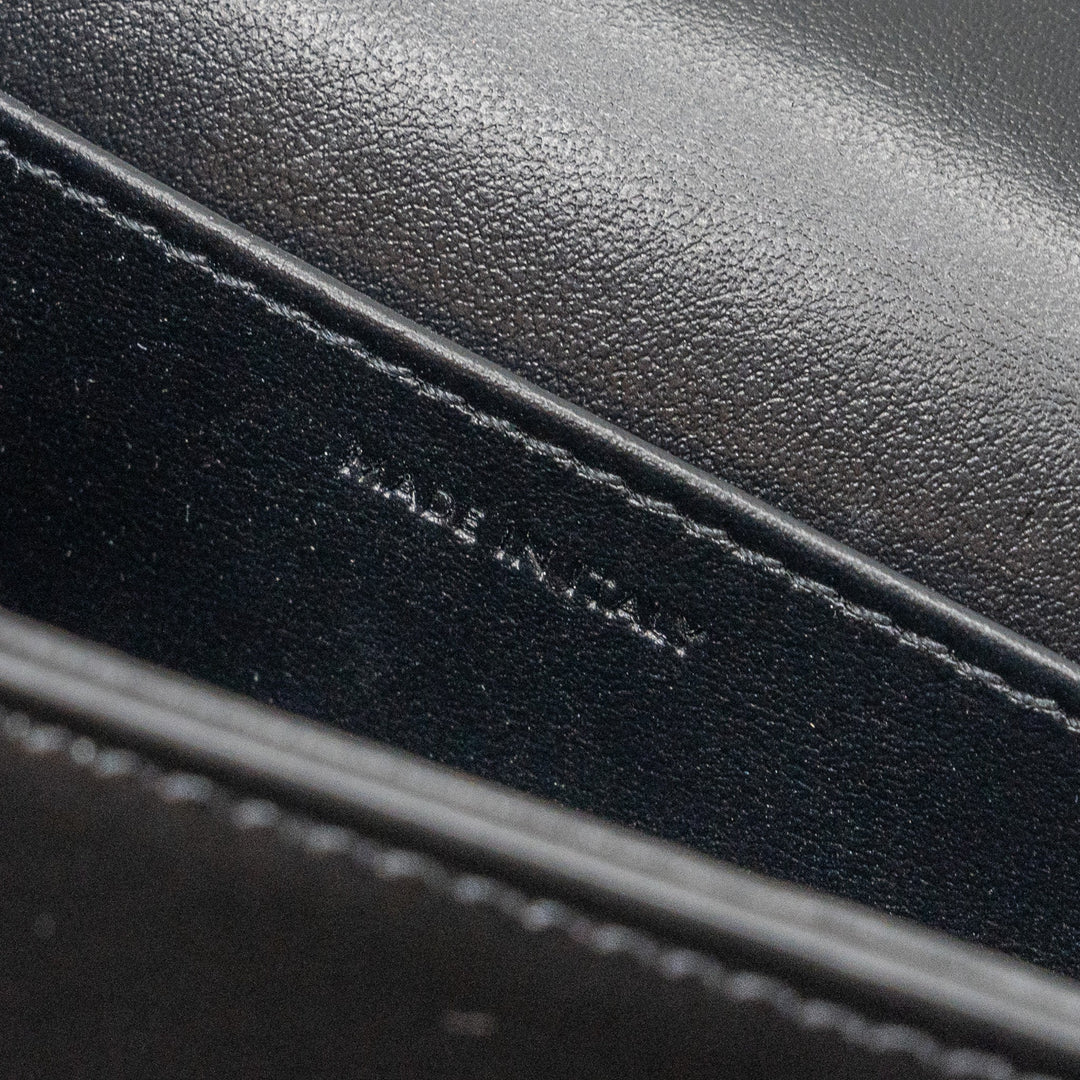 Celine mini Claude shiny calfskin black