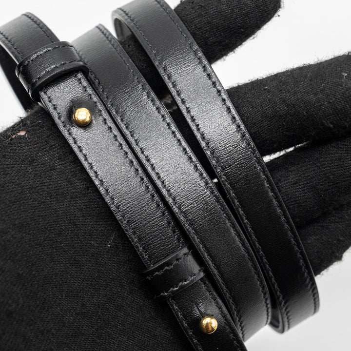 Celine mini Claude shiny calfskin black