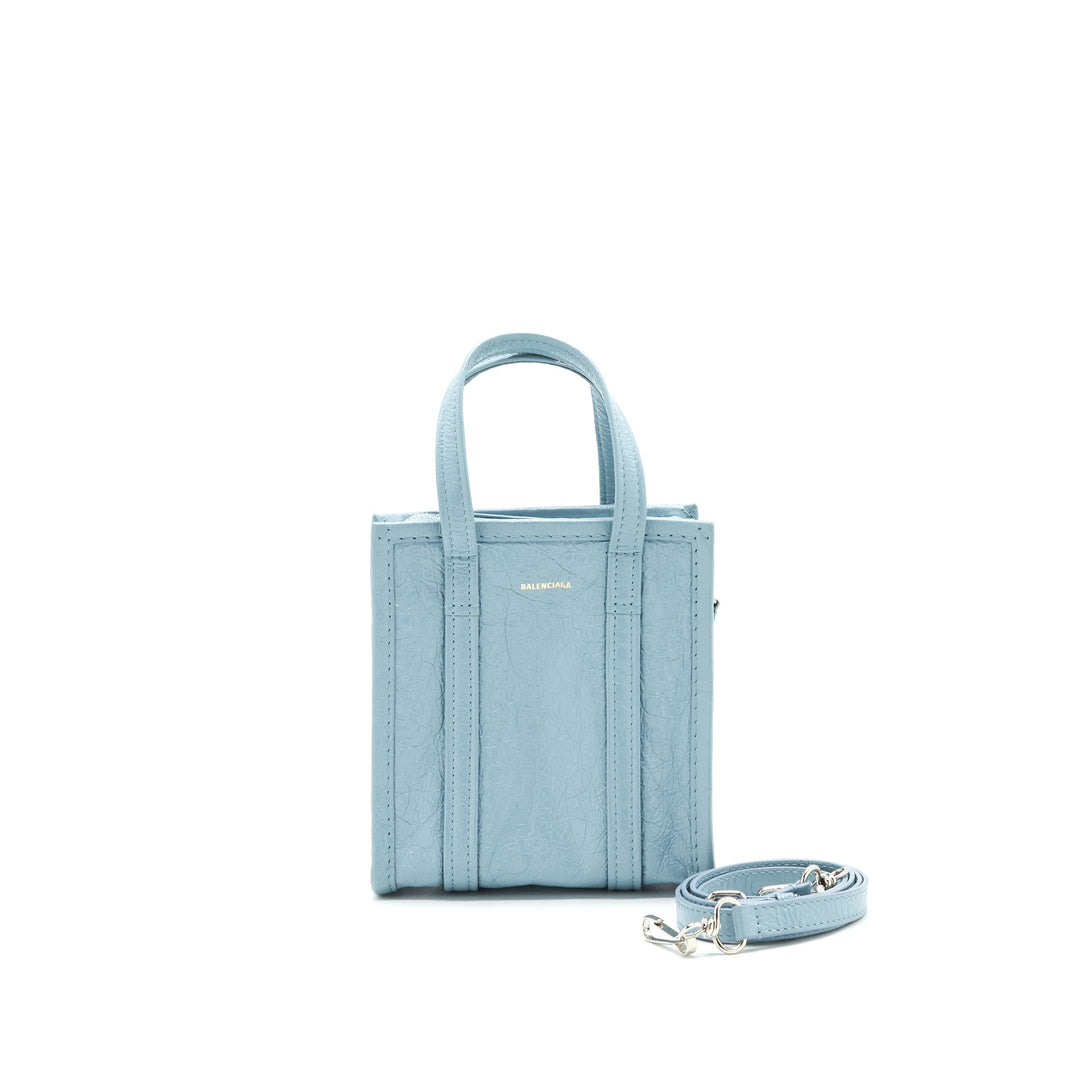 Top Quality Balenciaga Bazar Shopper XXS light Blue