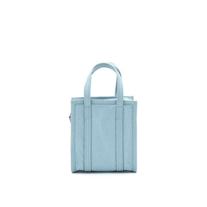 Top Quality Balenciaga Bazar Shopper XXS light Blue