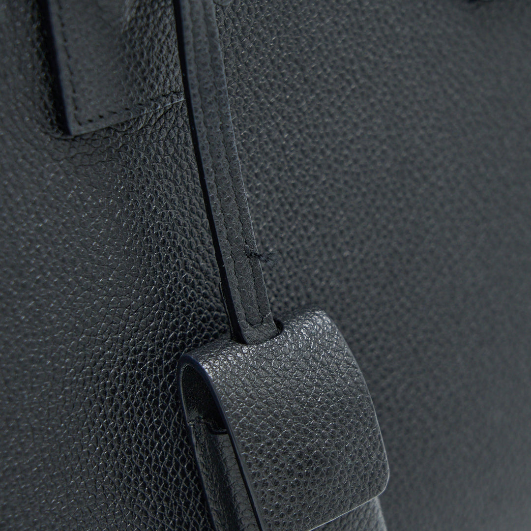Saint Laurent Baby Sac De Jour Grained Calfskin Black SHW