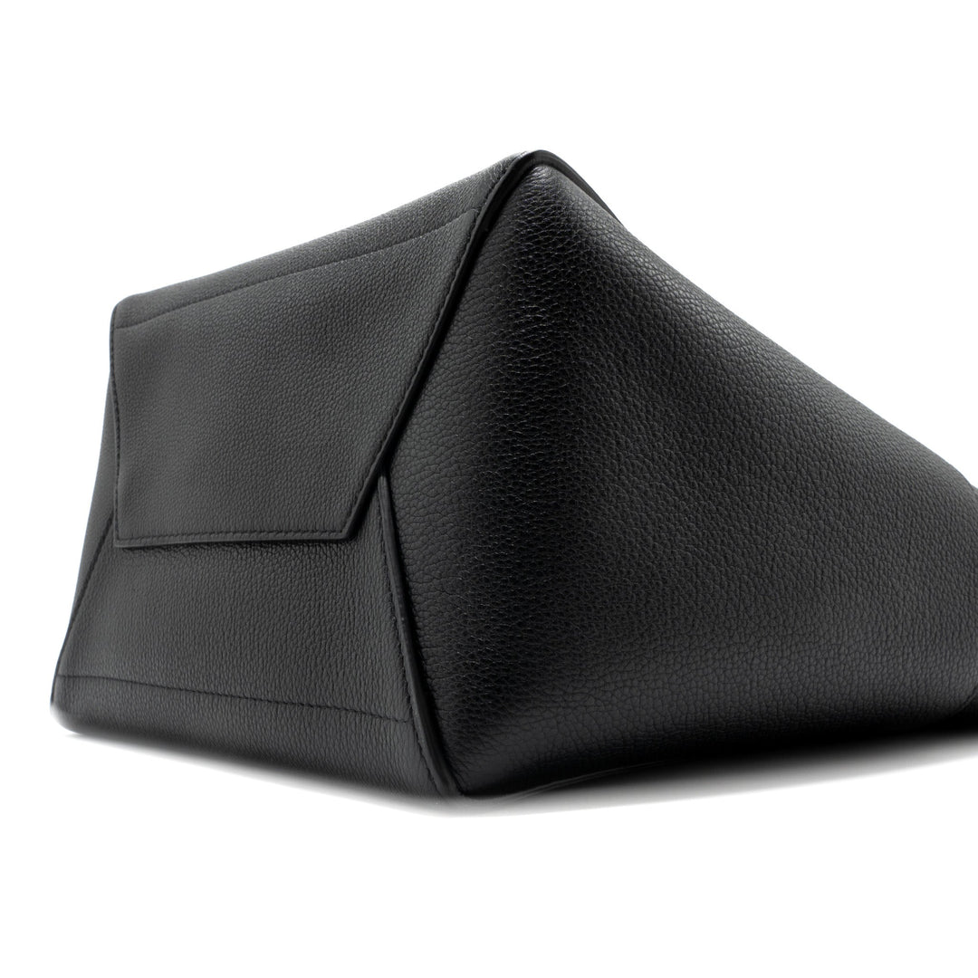 Celine Sangle Bucket Bag Grained Calfskin Black