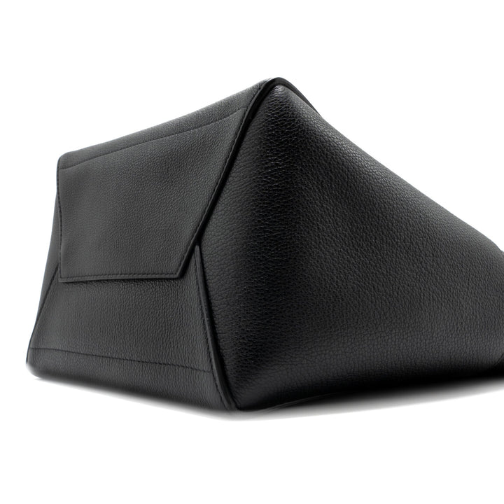 Celine Sangle Bucket Bag Grained Calfskin Black