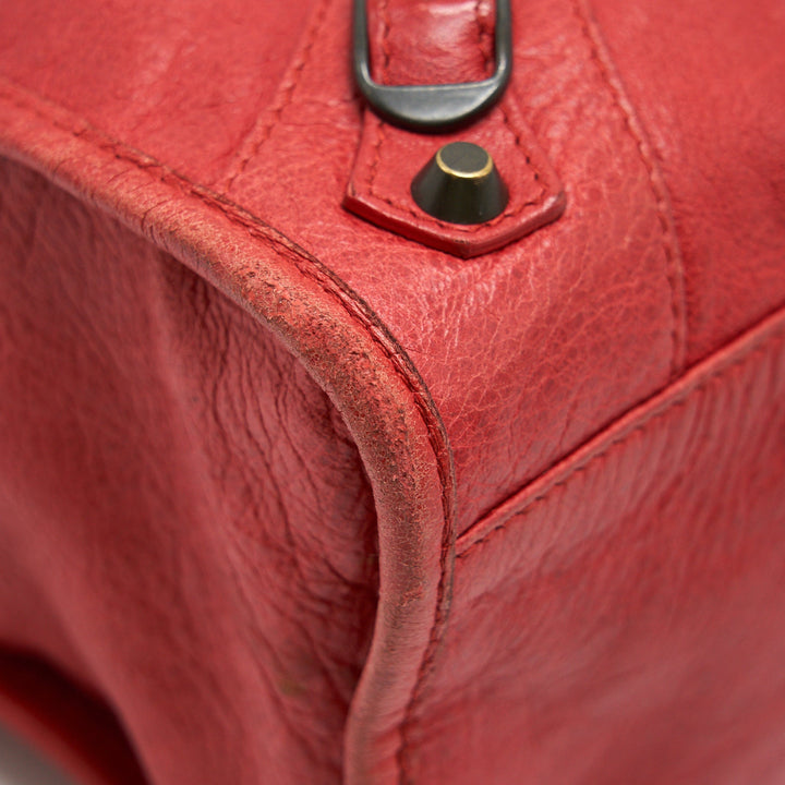 Top Quality Balenciaga CLASSIC CITY BAG RED