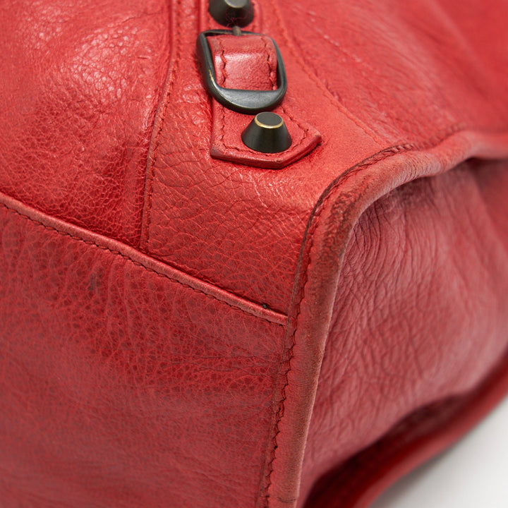 Top Quality Balenciaga CLASSIC CITY BAG RED