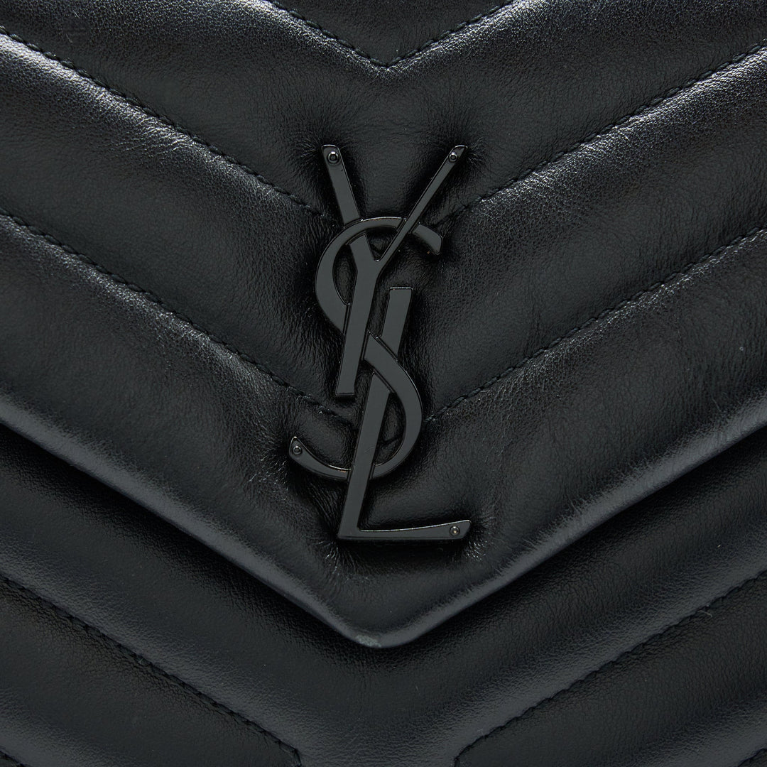 Saint Laurent/ YSL Loulou Bag Black With Black Hardware