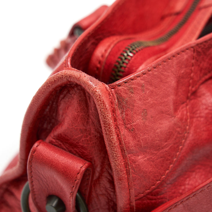 Top Quality Balenciaga CLASSIC CITY BAG RED