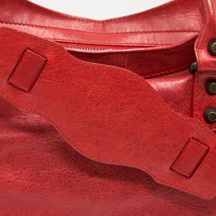 Top Quality Balenciaga CLASSIC CITY BAG RED