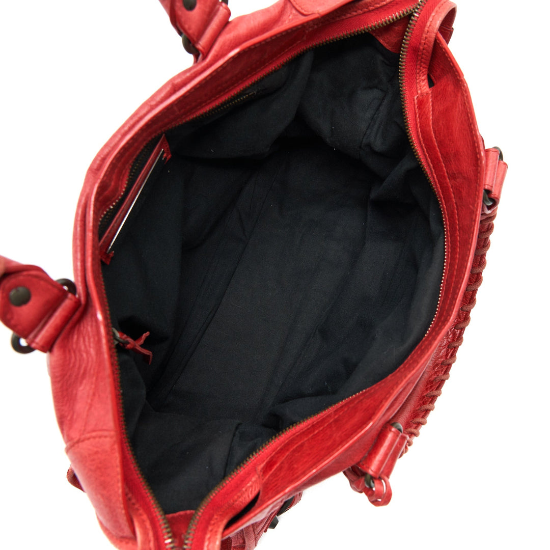 Top Quality Balenciaga CLASSIC CITY BAG RED