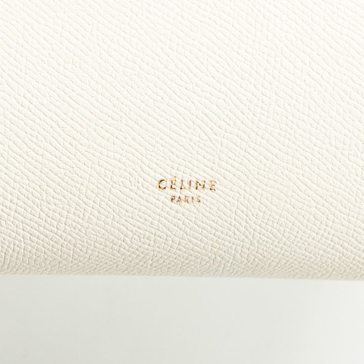 Celine Mini Belt Bag Grained Calfskin White