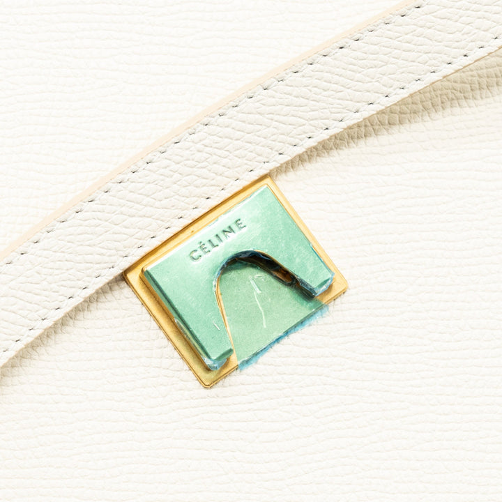 Celine Mini Belt Bag Grained Calfskin White