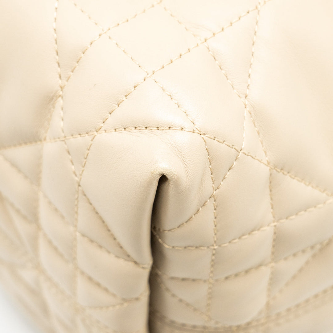 Top quality Dior Medium Top quality Dior Toujours Tote Bag Calfskin Powder Beige