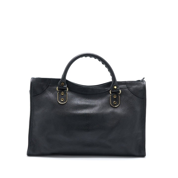Top Quality Balenciaga Edge City Bag Goatskin Black GHW