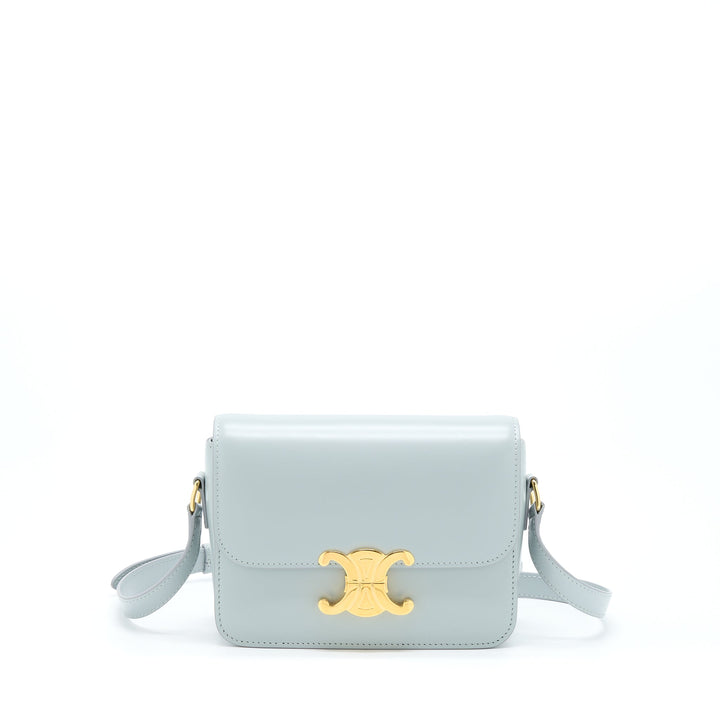 Top Quality Celine Teen Triomphe Bag Calfskin Mineral