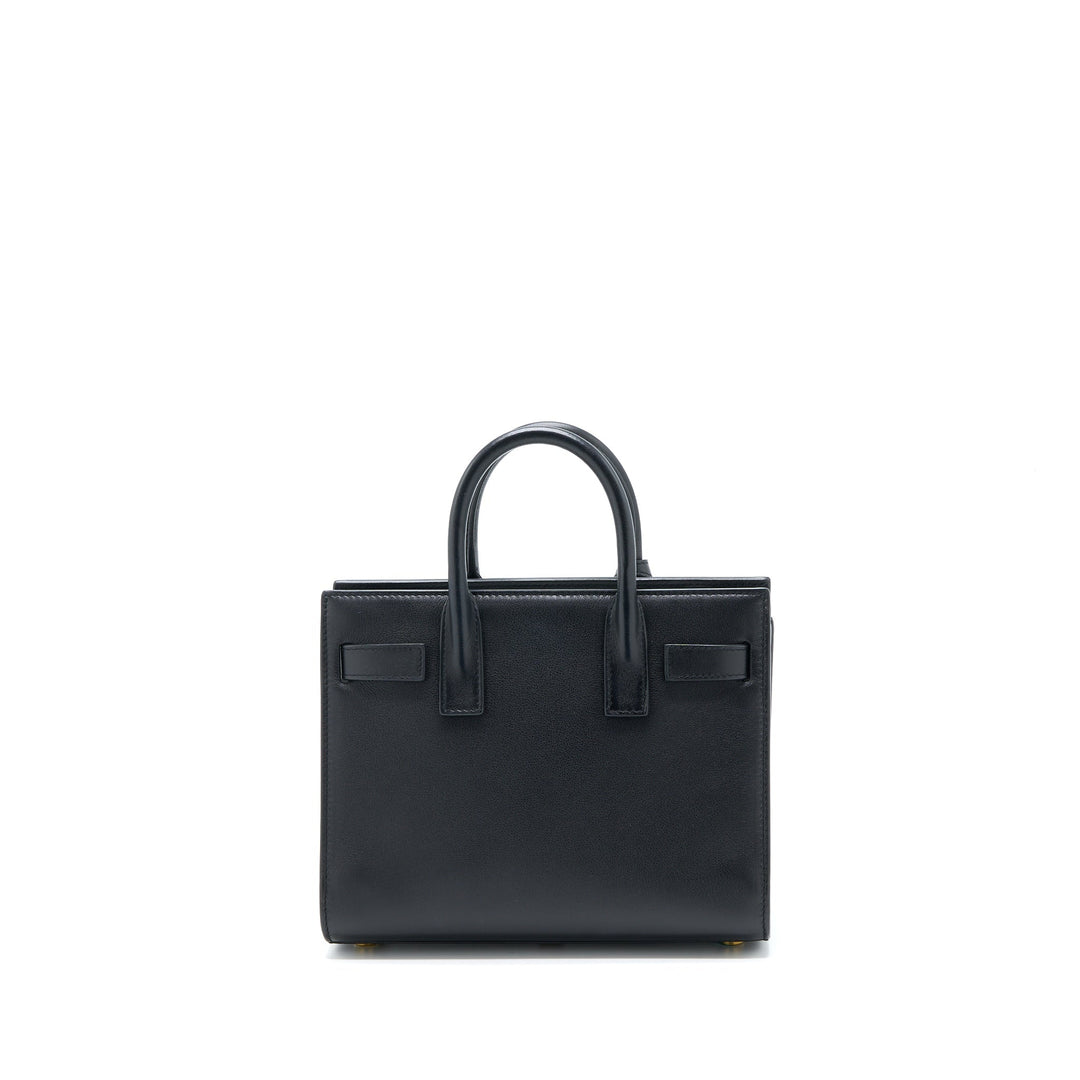 Saint Laurent Sac De Jour Nano Calfskin Black GHW
