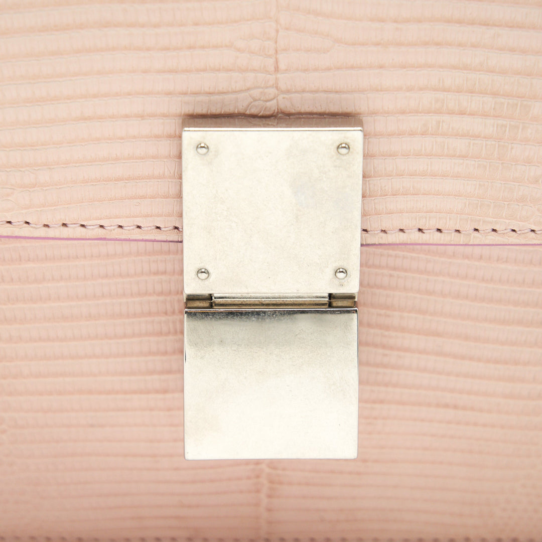 Celine Classic Bag in Lizard Light Pink