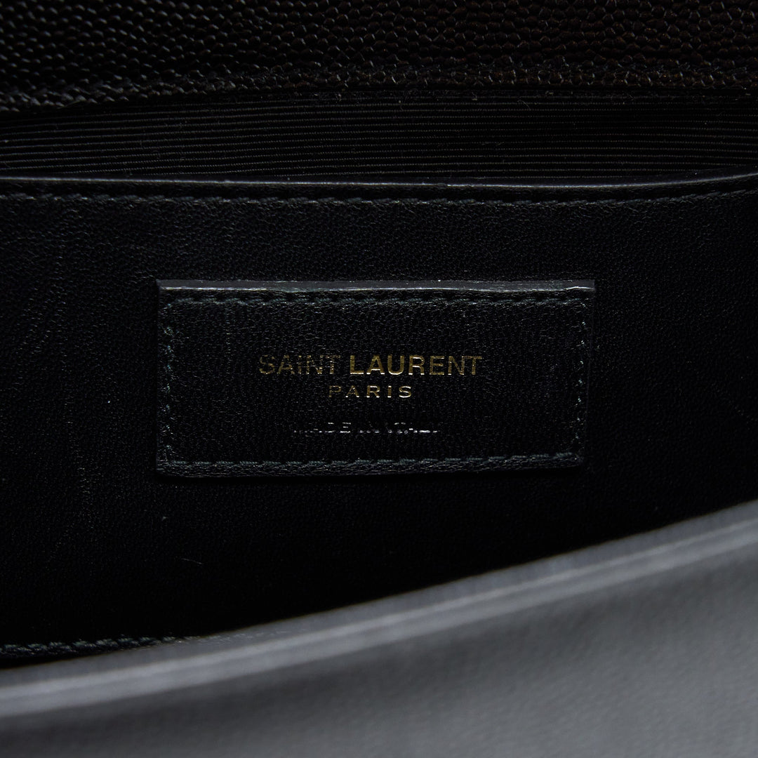 Saint Laurent/ YSL Medium Kate Bag Grained Calfskin Black GHW