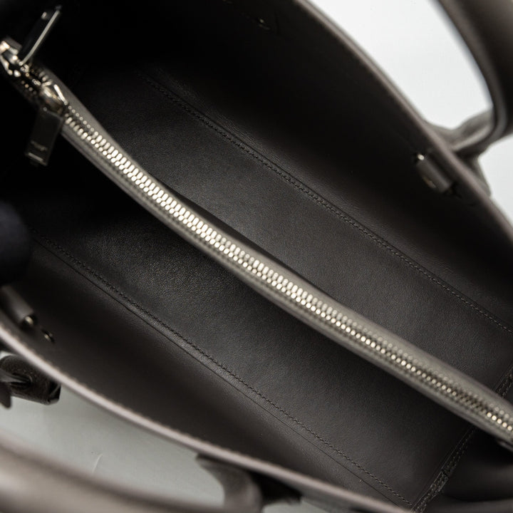 Saint Laurent/YSL Sac De Jour Small Grained Calfskin Grey SHW