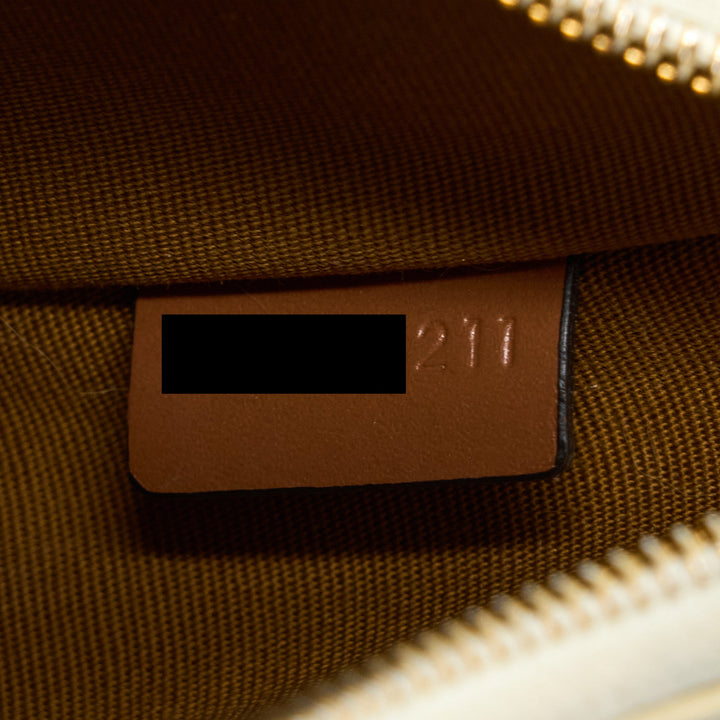 Top Quality Celine Ava Bag In Triomphe Canvas And Calfskin White