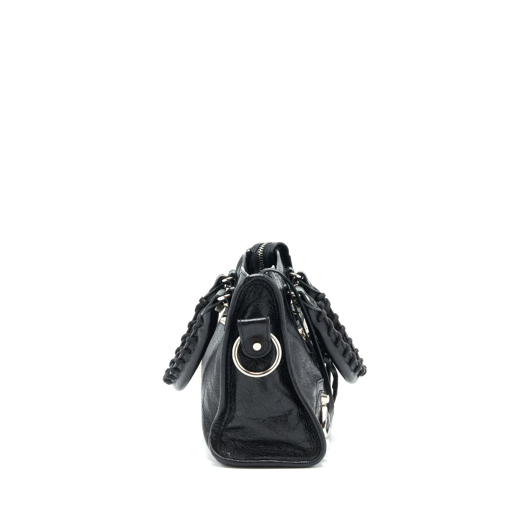 balenciaga Mini City Crossbody Bag Black SHW