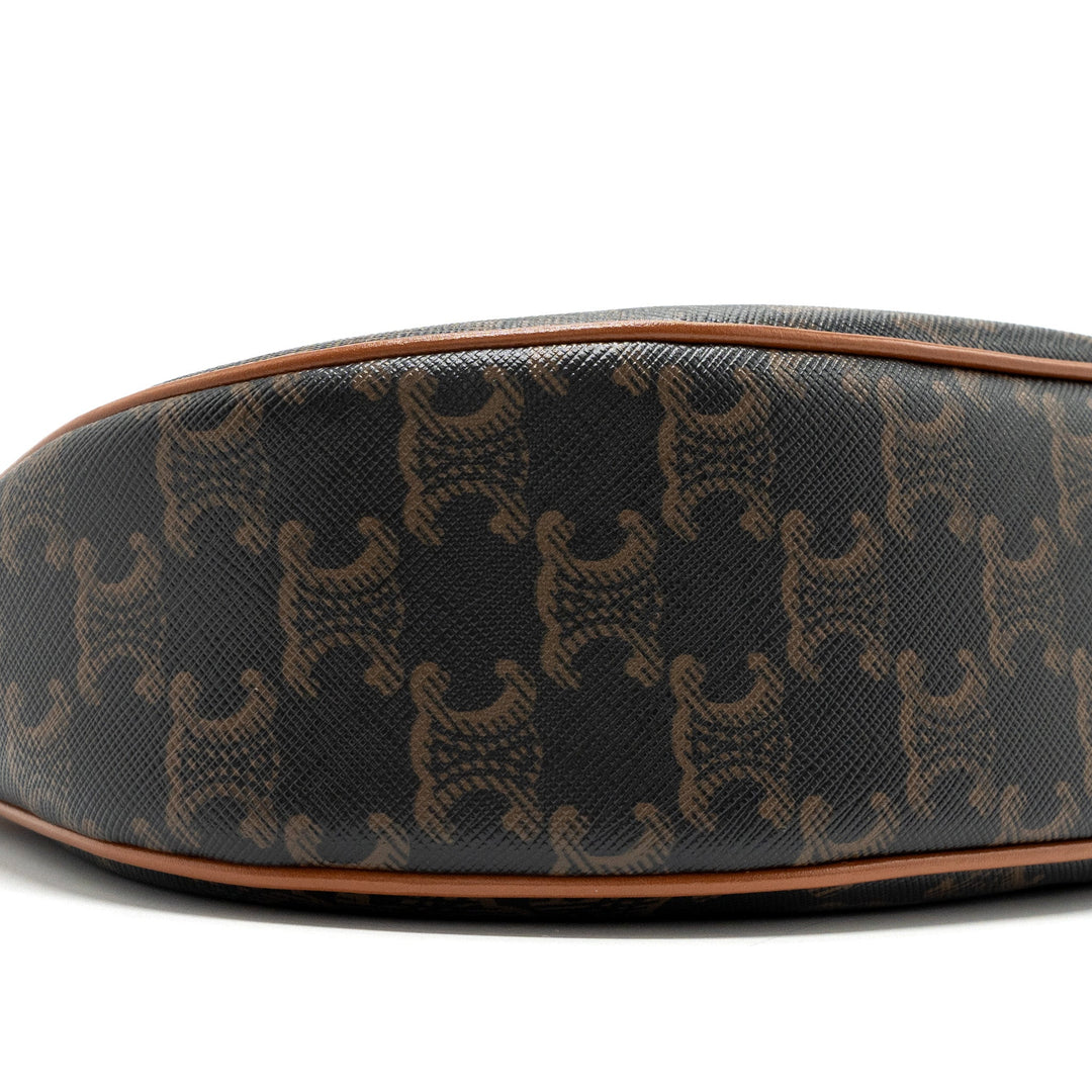 Top Quality Celine Ava bag triomphe canvas / calfskin brown