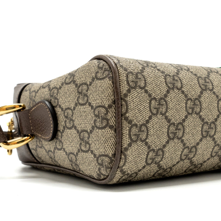 Gucci Ophidia GG supreme zip crossbody bag Canvas / leather