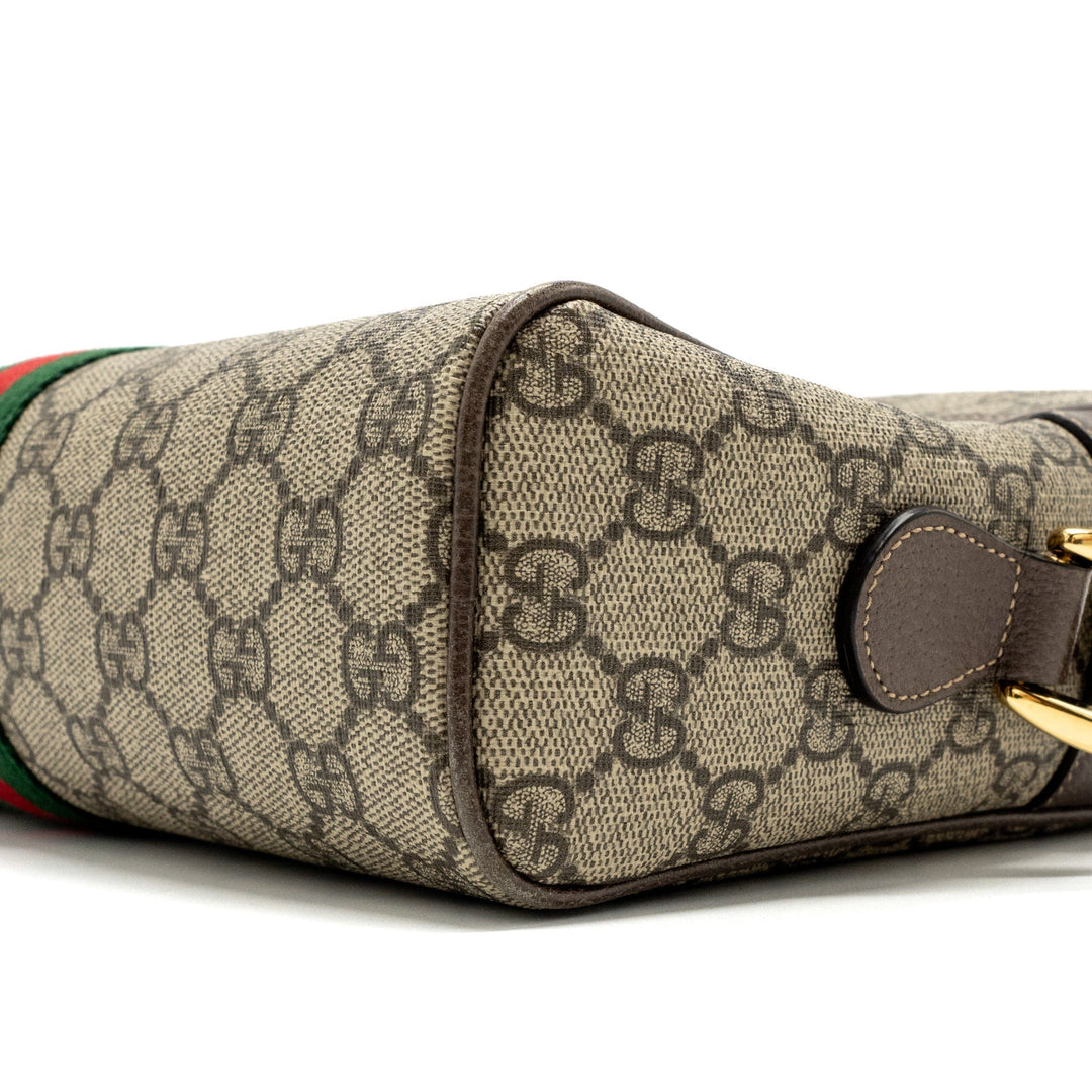 Gucci Ophidia GG supreme zip crossbody bag Canvas / leather