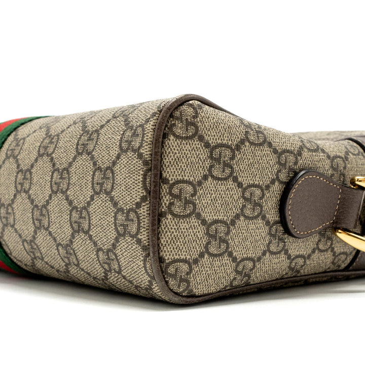 Gucci Ophidia GG supreme zip crossbody bag Canvas / leather