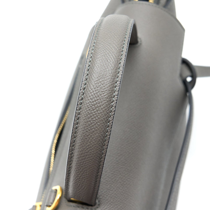 Celine Micro Belt Bag Grained Calfskin Grey