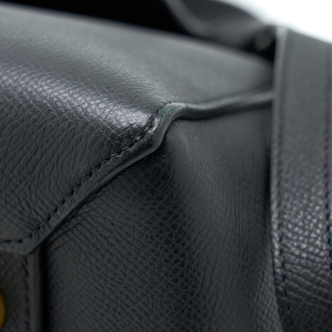 Celine Mini Belt Bag Grained Calfskin Black