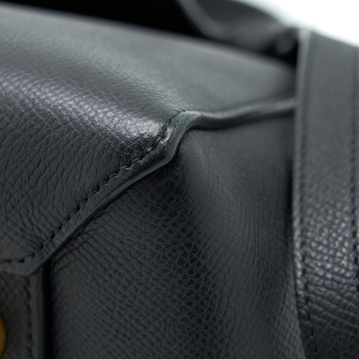 Celine Mini Belt Bag Grained Calfskin Black
