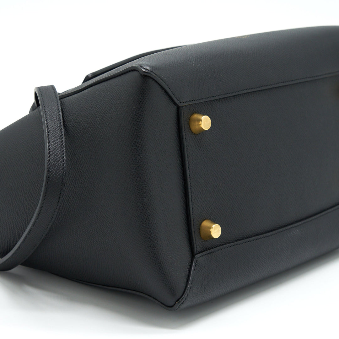 Celine Mini Belt Bag Grained Calfskin Black