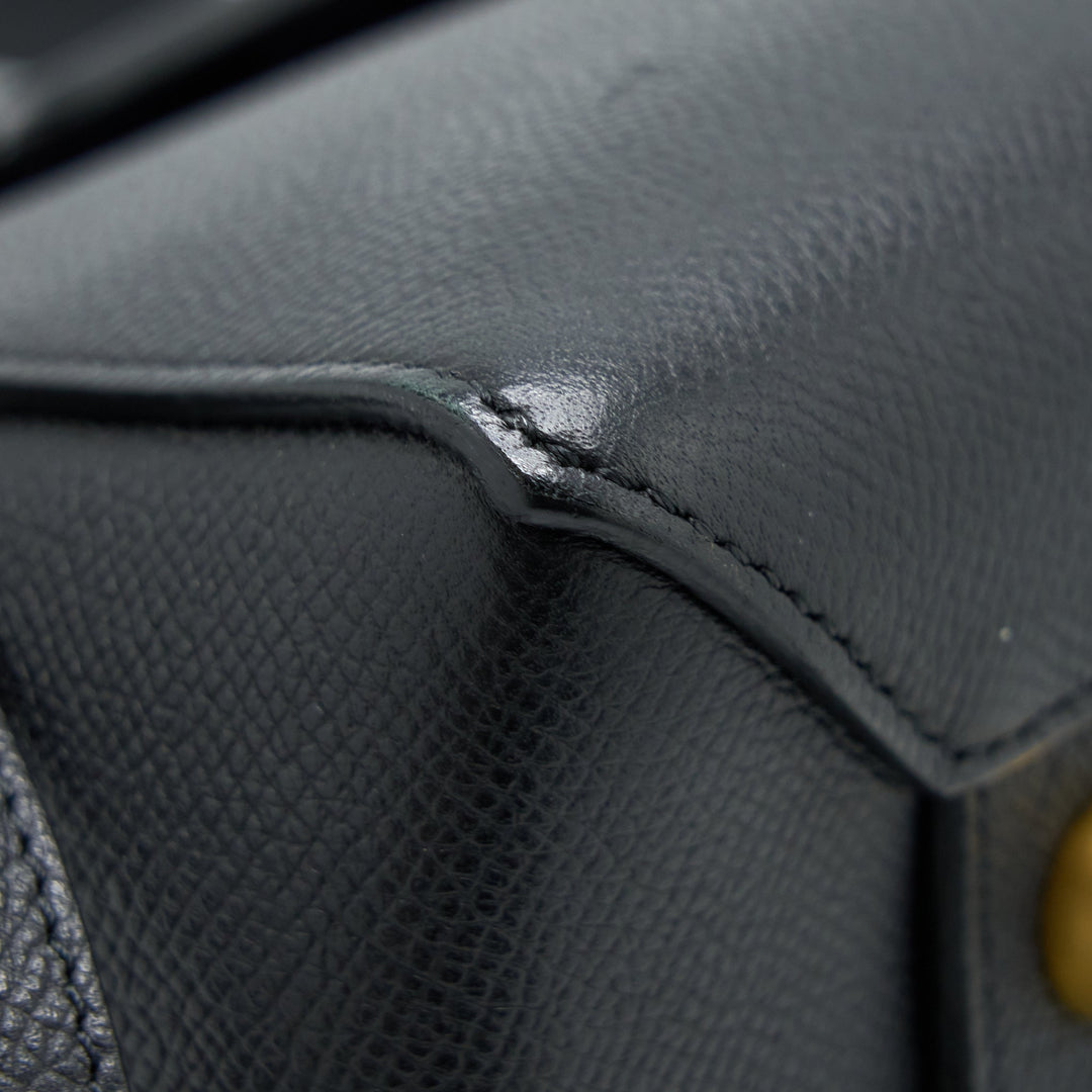 Celine Mini Belt Bag Grained Calfskin Black