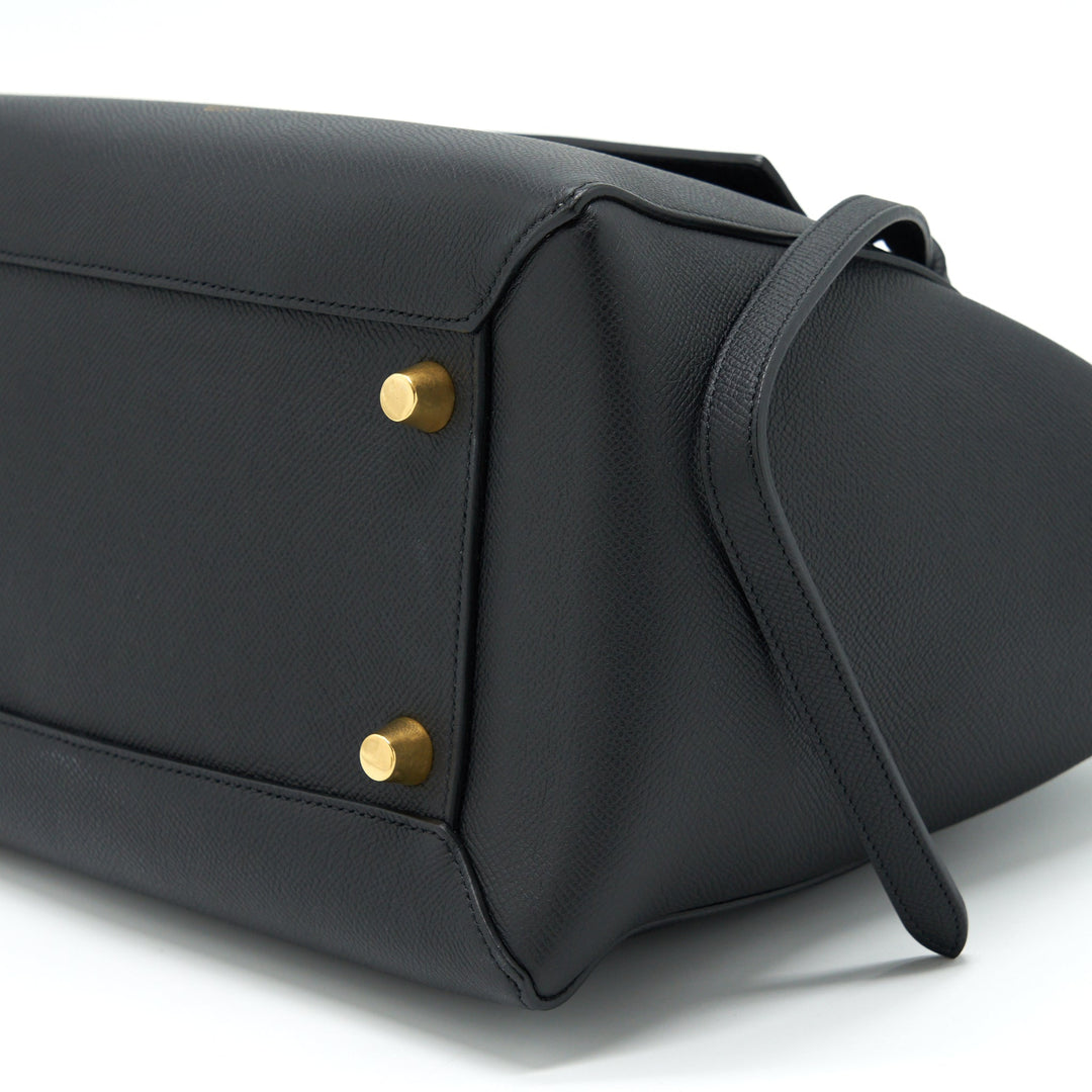 Celine Mini Belt Bag Grained Calfskin Black