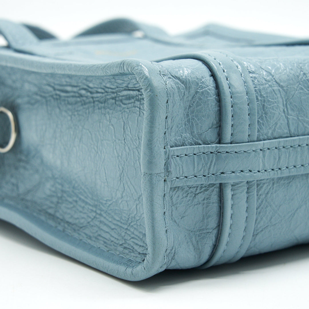 Top Quality Balenciaga Bazar Shopper XXS light Blue