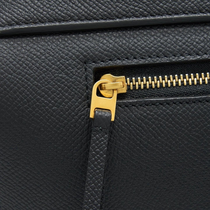 Celine Mini Belt Bag Grained Calfskin Black
