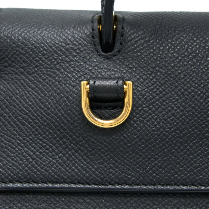 Celine Mini Belt Bag Grained Calfskin Black