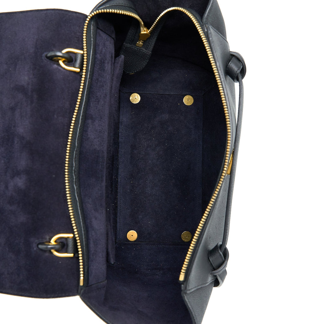 Celine Mini Belt Bag Grained Calfskin Black