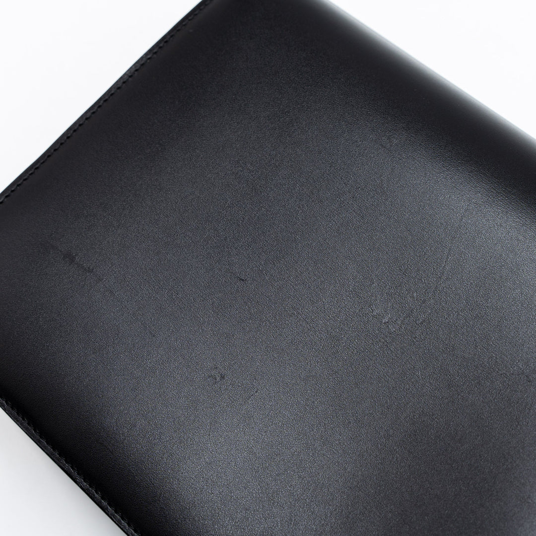 Celine Medium Classic Box Calfskin Black Brushed