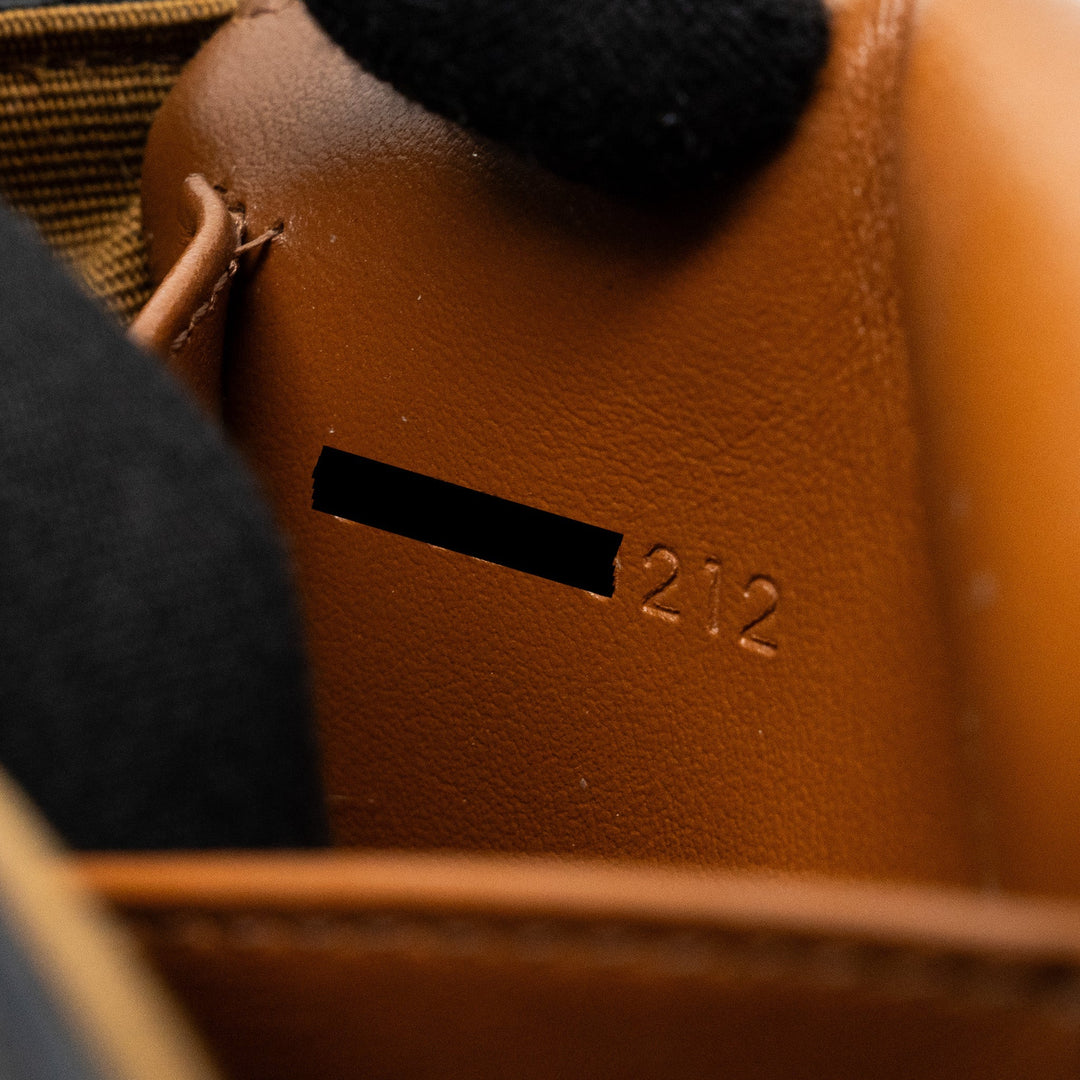 Top Quality Celine Mini Claude Triomphe Canvas/ Calfskin Tan