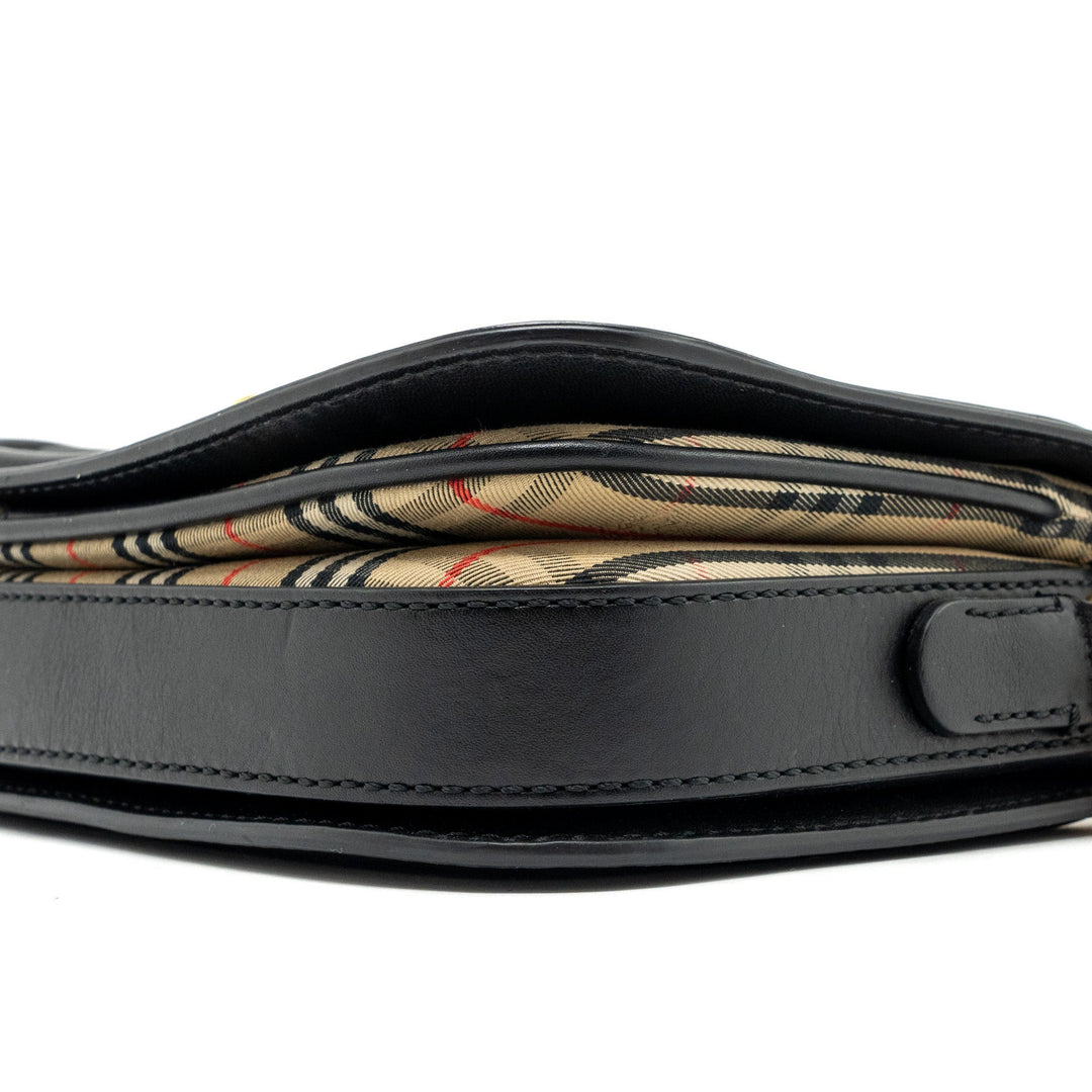 Burberry The 1983 Check Link Bag Leather/ Canvas Multicolour GHW