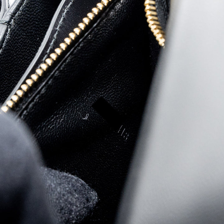 Top Quality Celine Medium Classic Box Calfskin Black Brushed