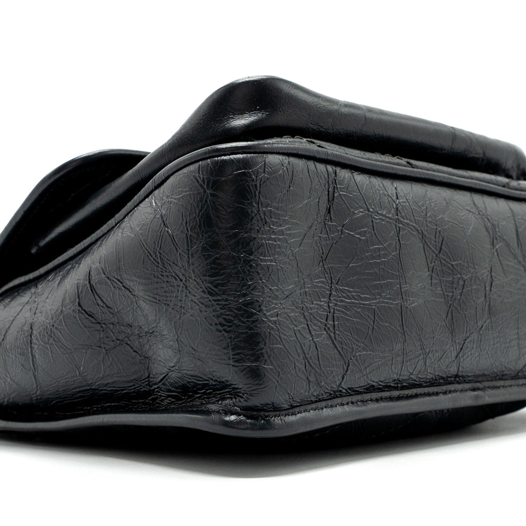 Saint laurent Medium Niki calfskin dark grey SHW