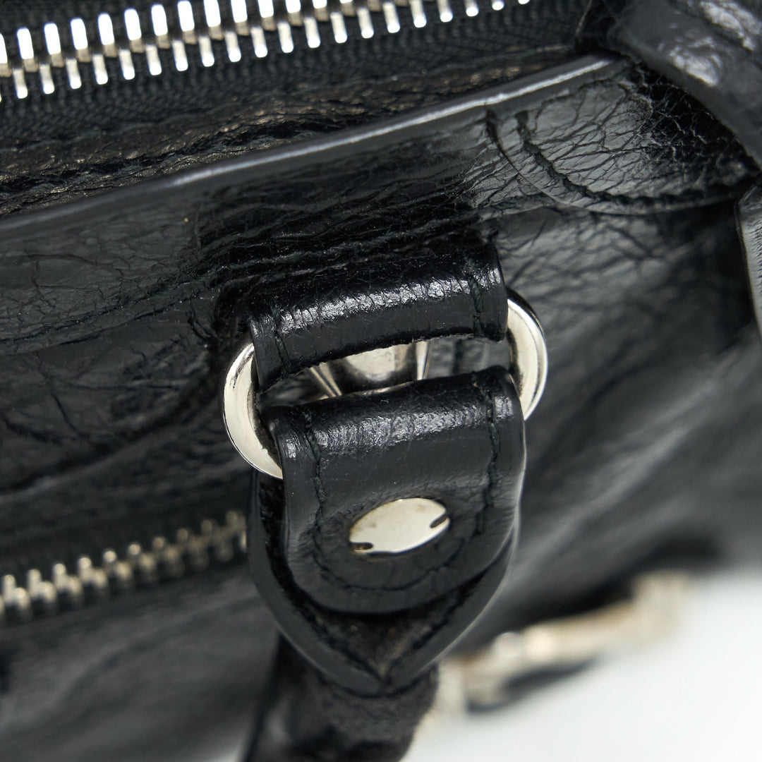 balenciaga Mini City Crossbody Bag Black SHW