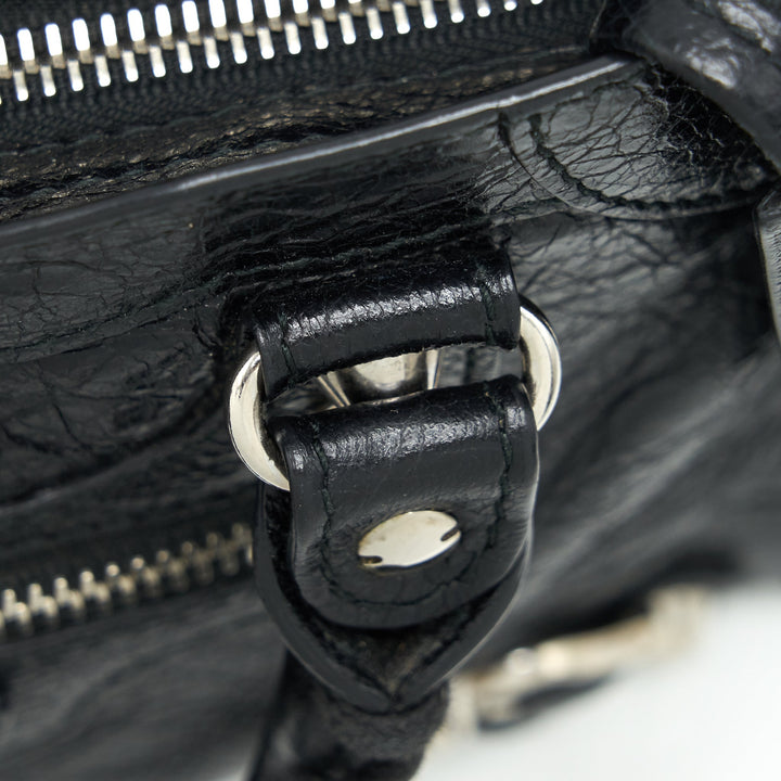 balenciaga Mini City Crossbody Bag Black SHW