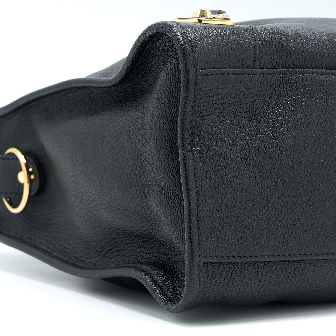 Top Quality Balenciaga Edge City Bag Goatskin Black GHW