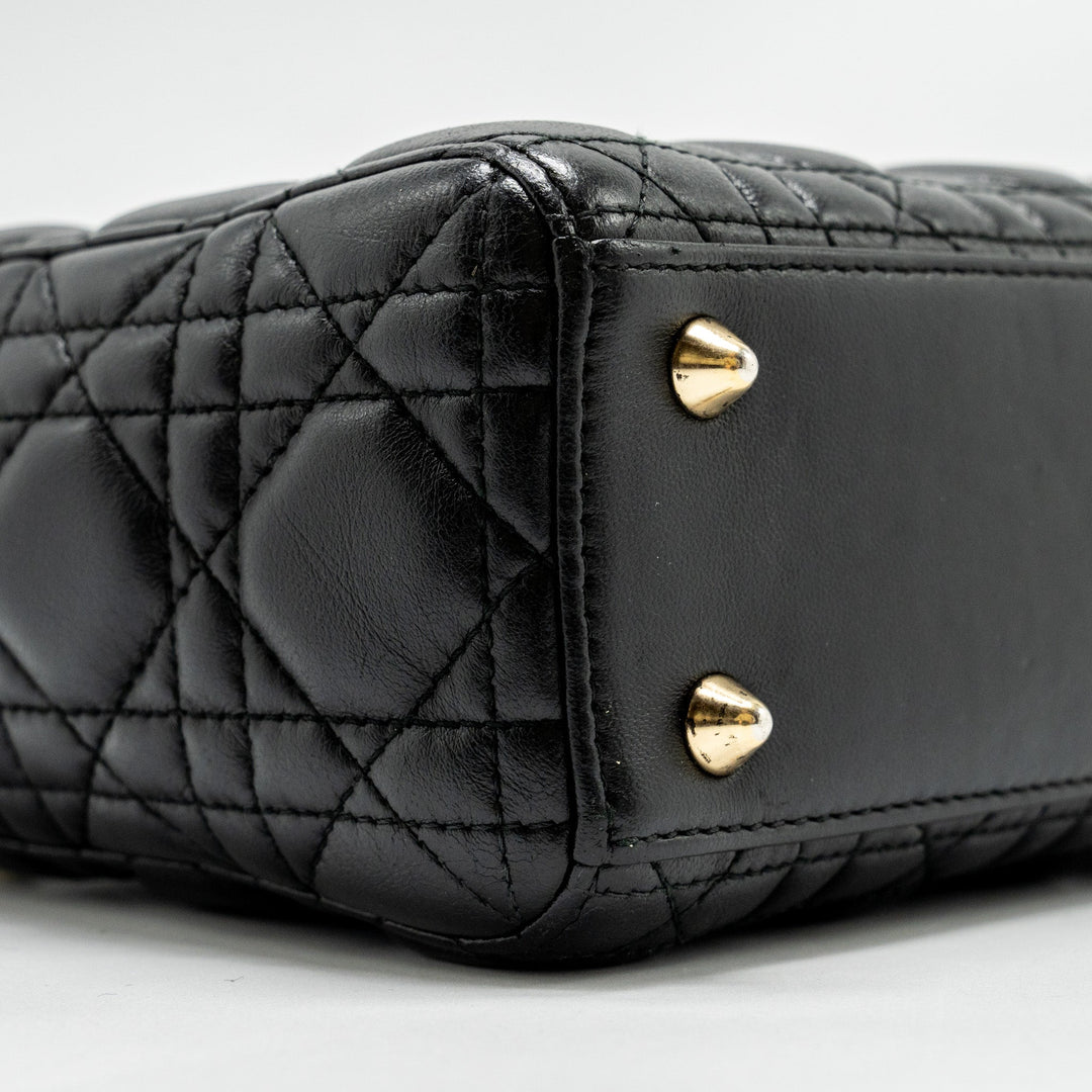 Top quality Dior My ABC Small Lady Top quality Dior Lambskin Black